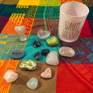 Simply Blessed Decorative Healing Crystal Set